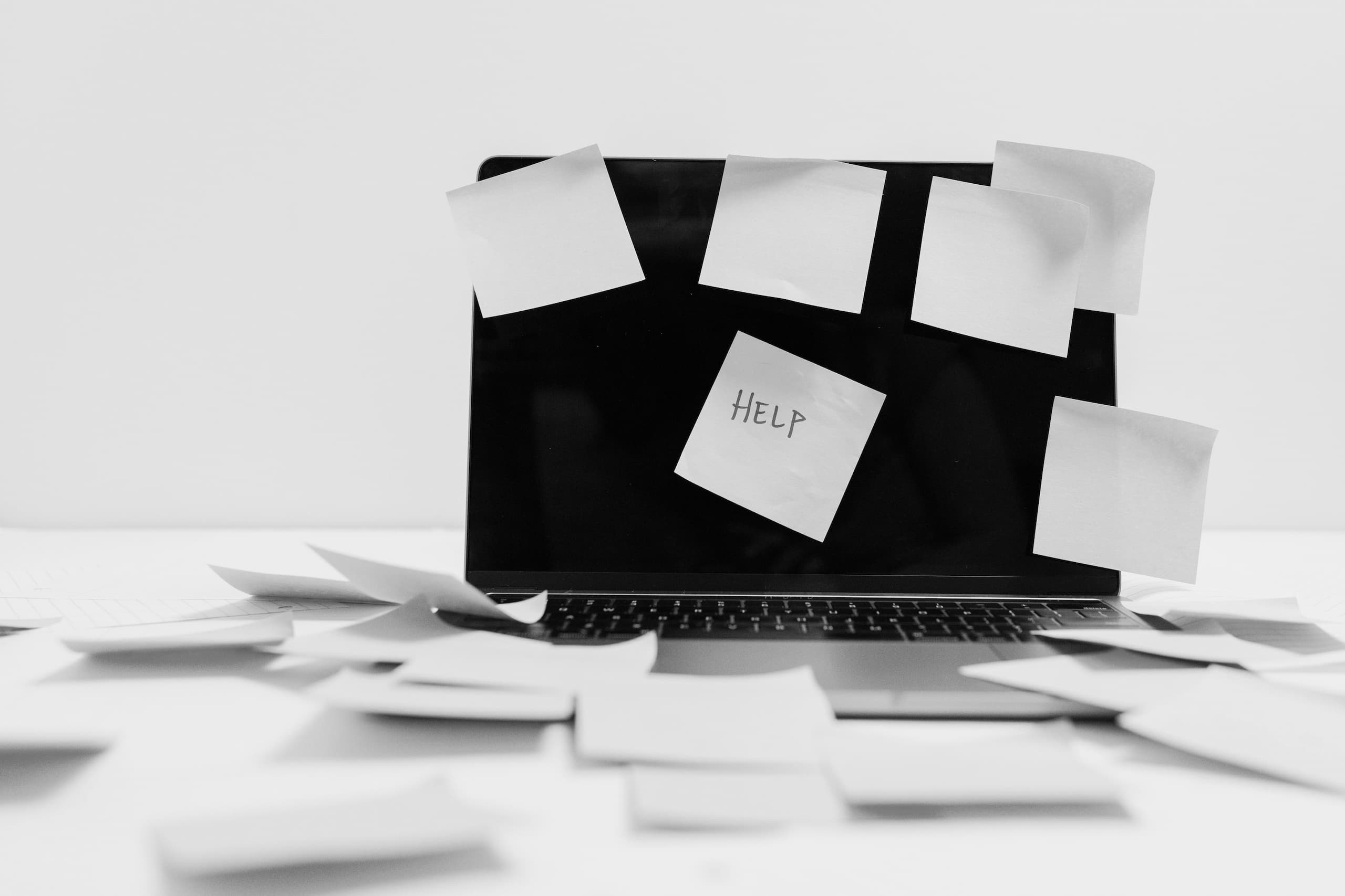 Administratie ordenen - laptop